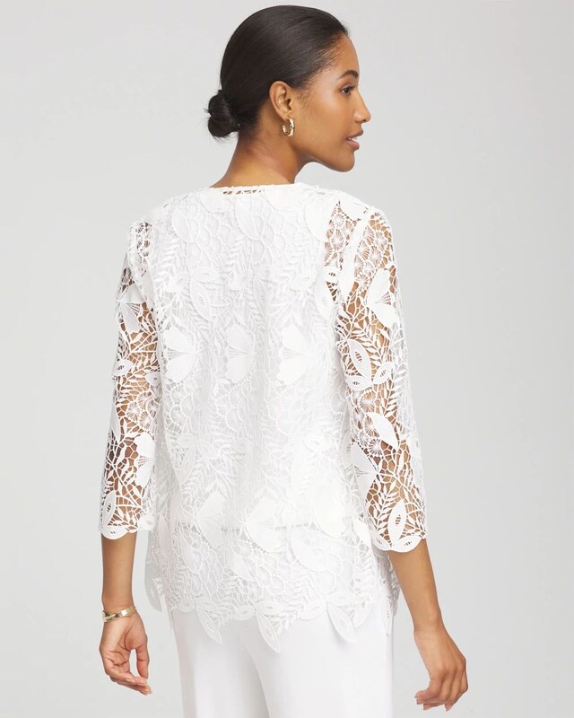 Travelers Collection Lace Jacket - image 3